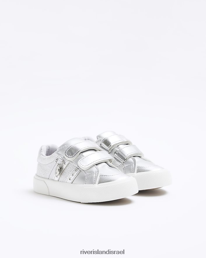 הַנעָלָה River Island מכשירי סקוטש נצנצים של mg כסף בנות BDZ4086587