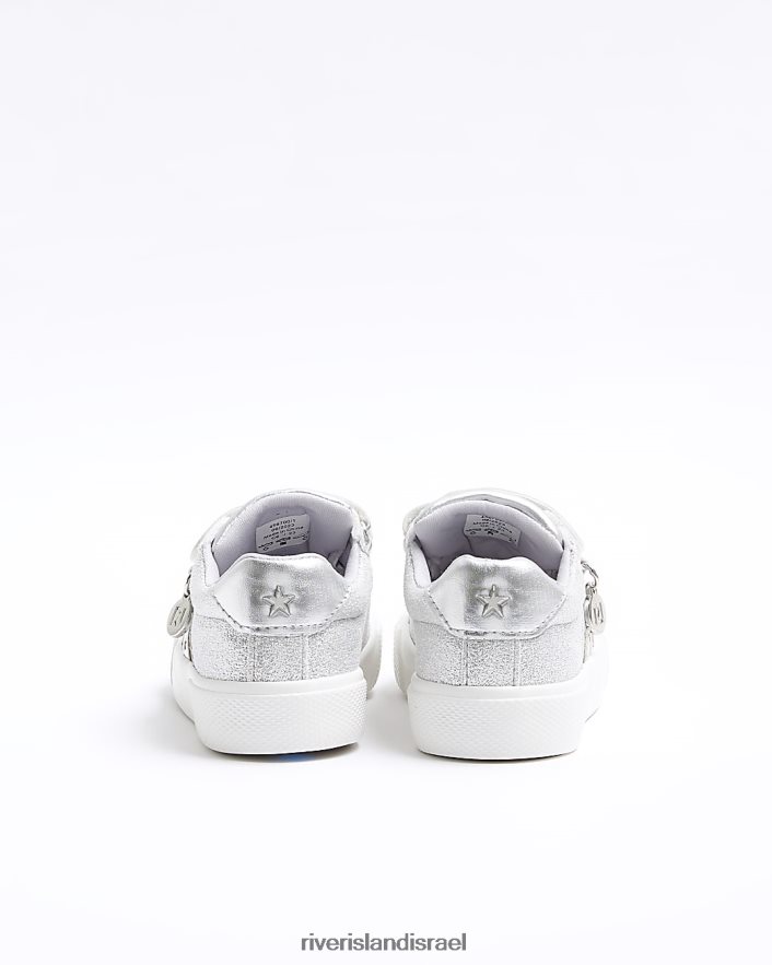 הַנעָלָה River Island מכשירי סקוטש נצנצים של mg כסף בנות BDZ4086587