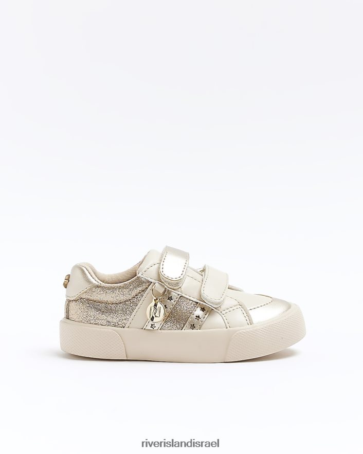 הַנעָלָה River Island מאמני נצנצים של mg זהב בנות BDZ4086640