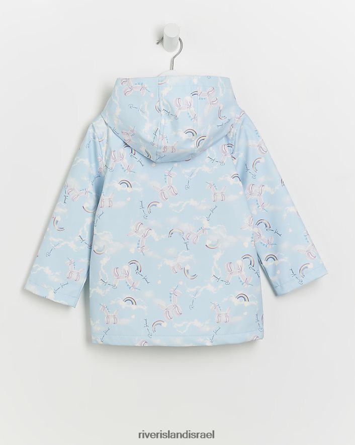 לבוש River Island mg מעיל גשם עמיד למקלחת כְּחוֹל בנות BDZ4086714