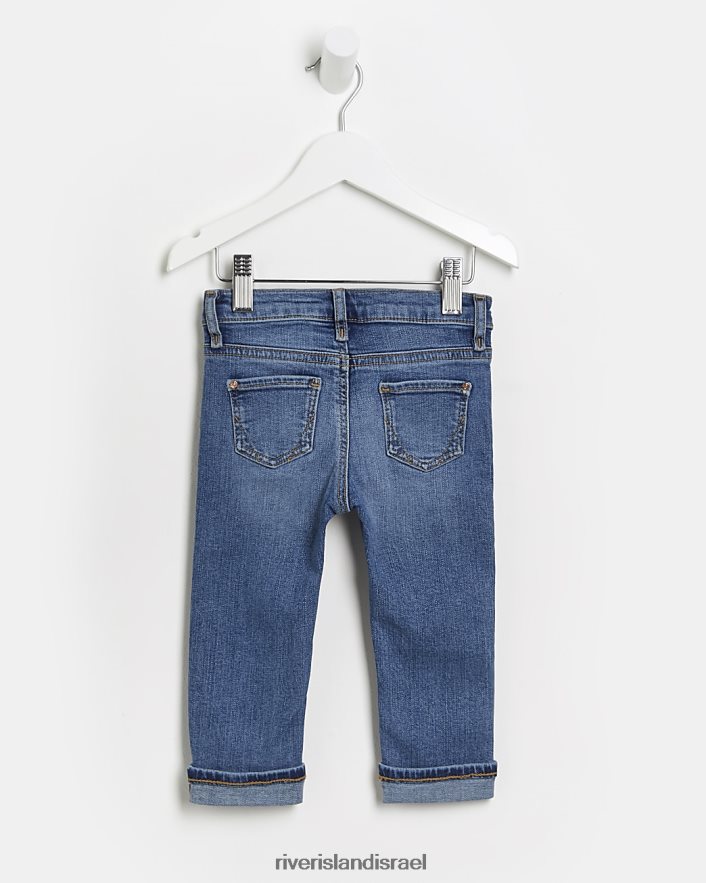 לבוש River Island mg amelie slim turn up כְּחוֹל בנות BDZ4086716