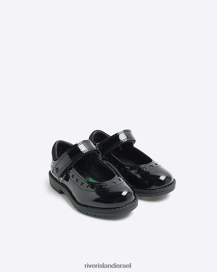 הַנעָלָה River Island נעליים מובלטות בכוכב mg kickers שָׁחוֹר בנות BDZ4086500