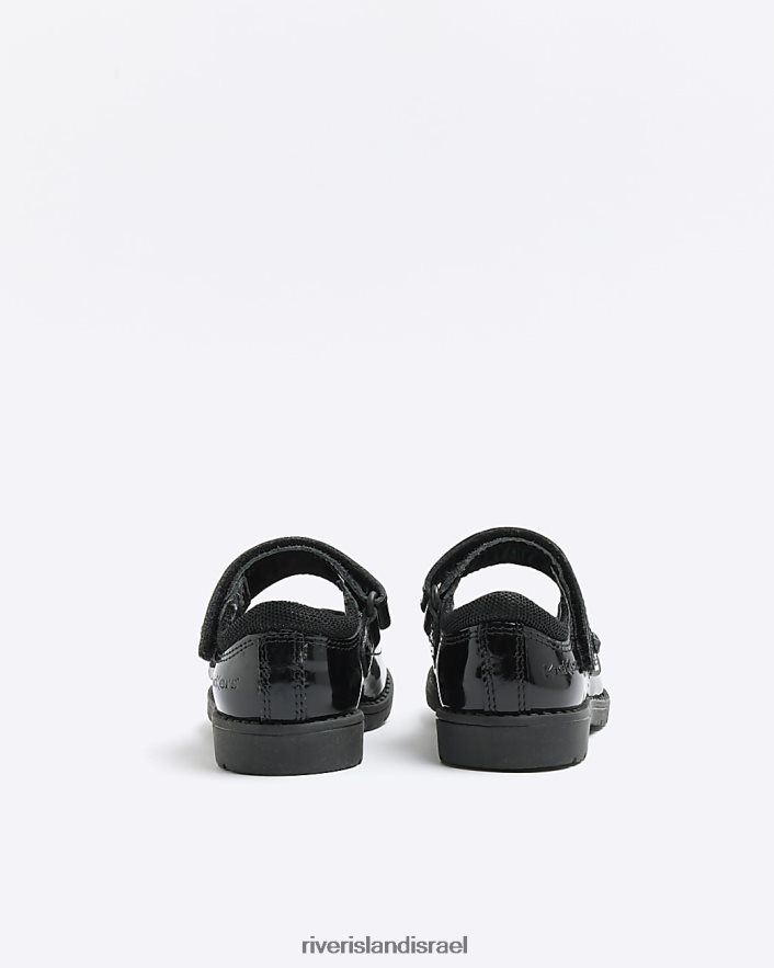 הַנעָלָה River Island נעליים מובלטות בכוכב mg kickers שָׁחוֹר בנות BDZ4086500