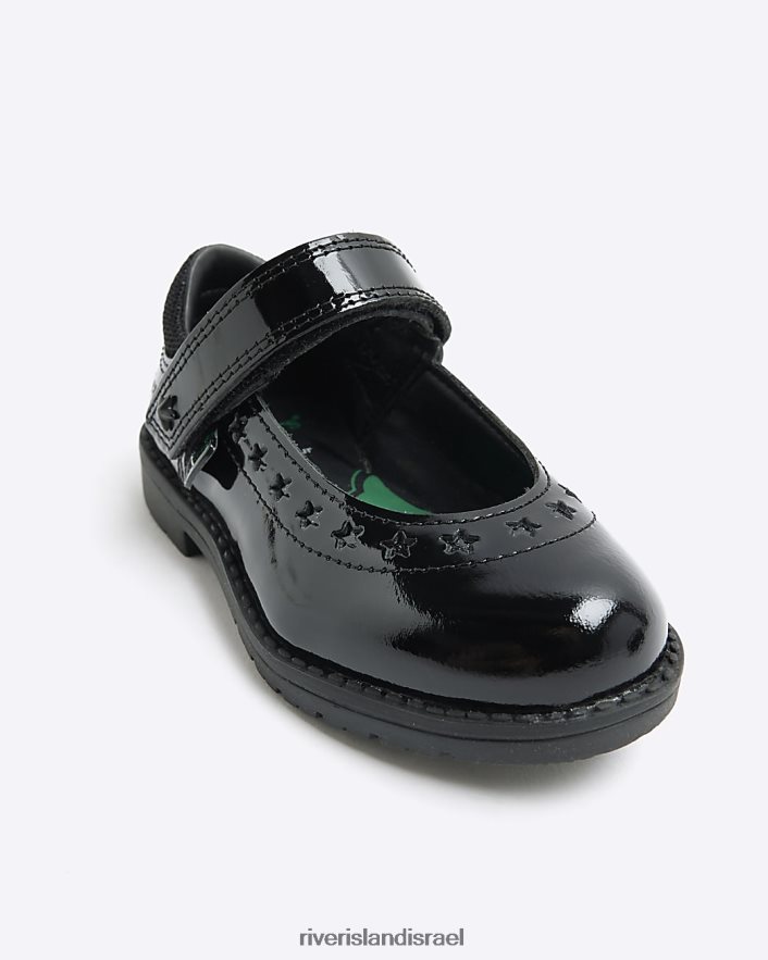 הַנעָלָה River Island נעליים מובלטות בכוכב mg kickers שָׁחוֹר בנות BDZ4086500