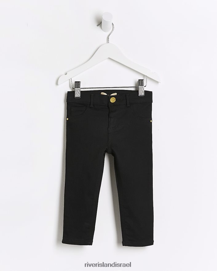 לבוש River Island mg molly jeggings שָׁחוֹר בנות BDZ4086717