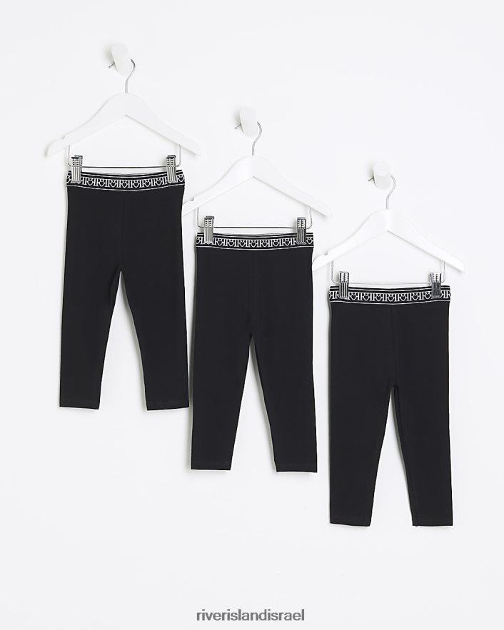 לבוש River Island חותלות mg ri 3 חבילות שָׁחוֹר בנות BDZ4086589