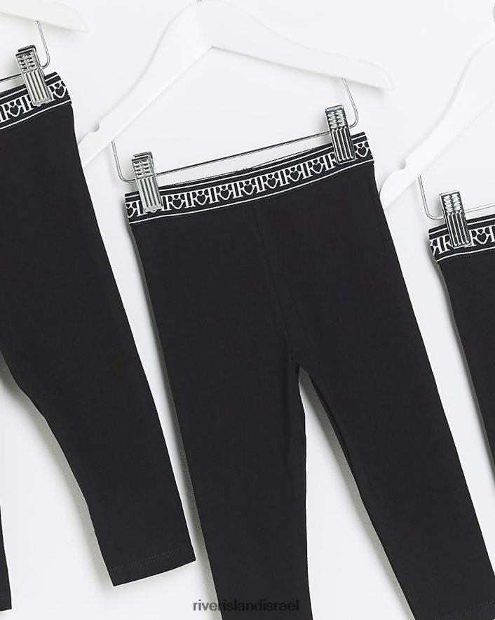 לבוש River Island חותלות mg ri 3 חבילות שָׁחוֹר בנות BDZ4086589