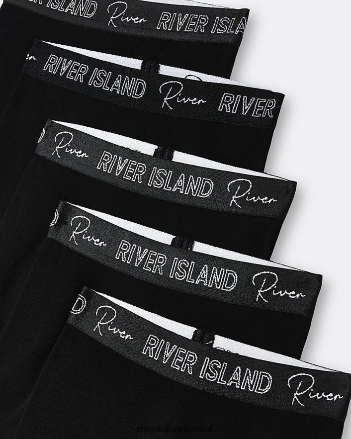 לבוש River Island חותלות רצועת מותן mg ri 5 חבילה שָׁחוֹר בנות BDZ4086722