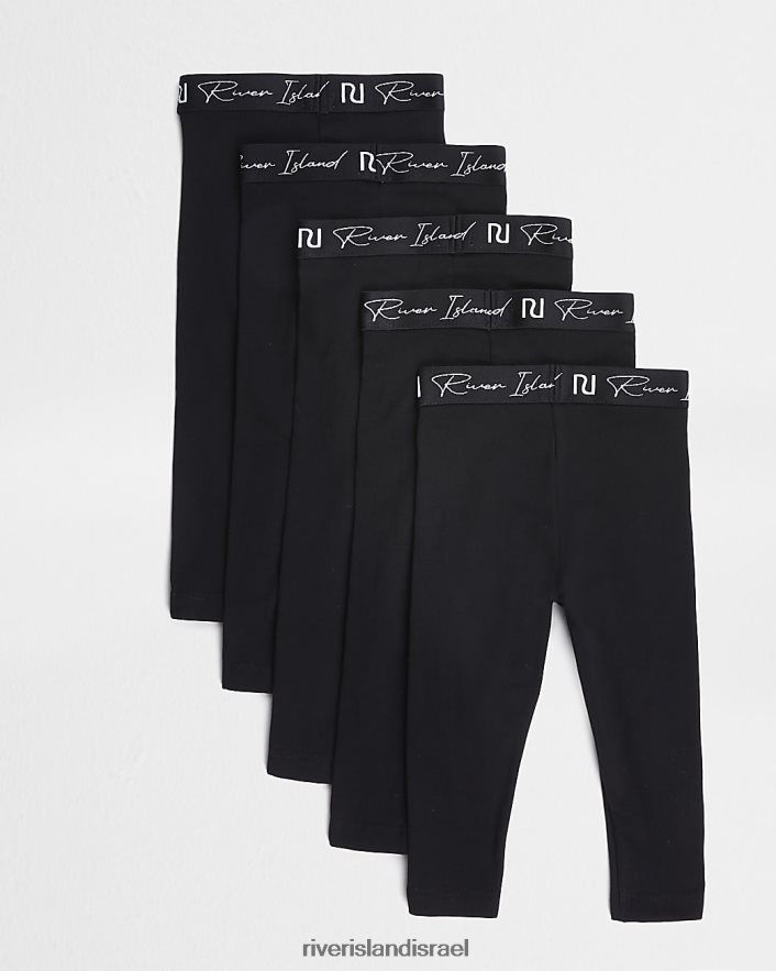 לבוש River Island חותלות רצועת מותן mg ri 5 חבילה שָׁחוֹר בנות BDZ4086726