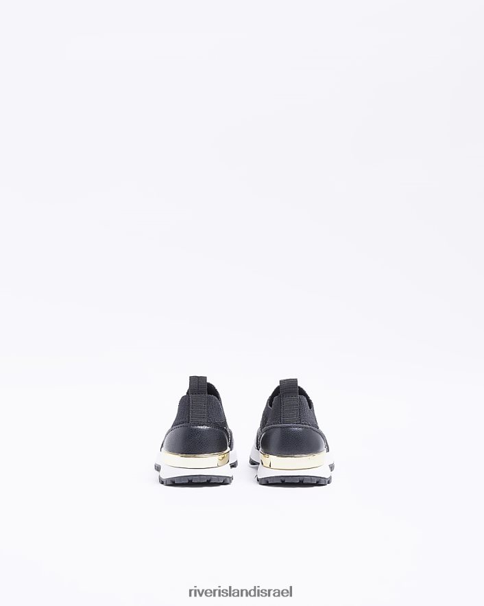 הַנעָלָה River Island מאמני גרביים סרוגים של mg ri שָׁחוֹר בנות BDZ4083558