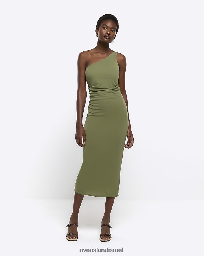 לבוש River Island שמלת midi bodycon עם פרט וילונות חָקִי נשים BDZ4081388