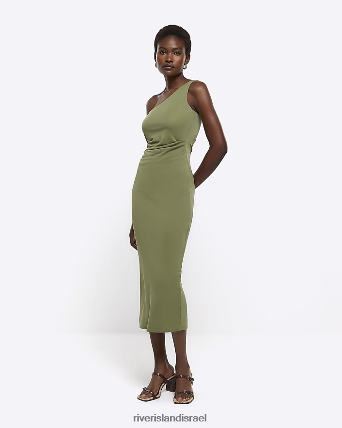 לבוש River Island שמלת midi bodycon עם פרט וילונות חָקִי נשים BDZ4081388