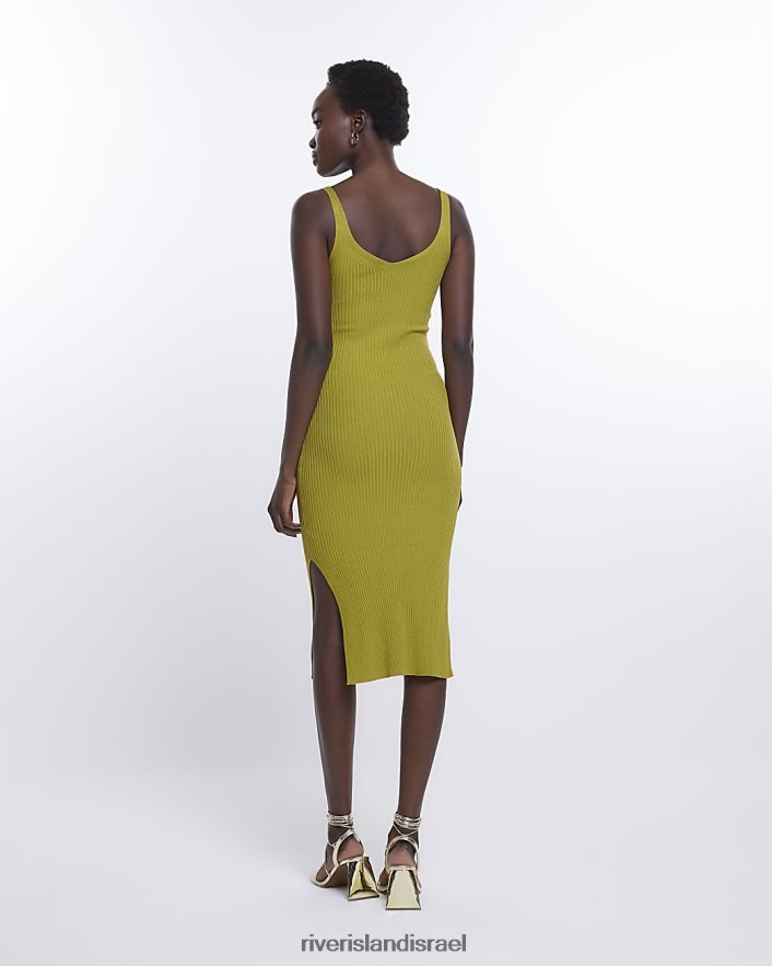 לבוש River Island שמלת midi bodycon ירוק נשים BDZ4081748