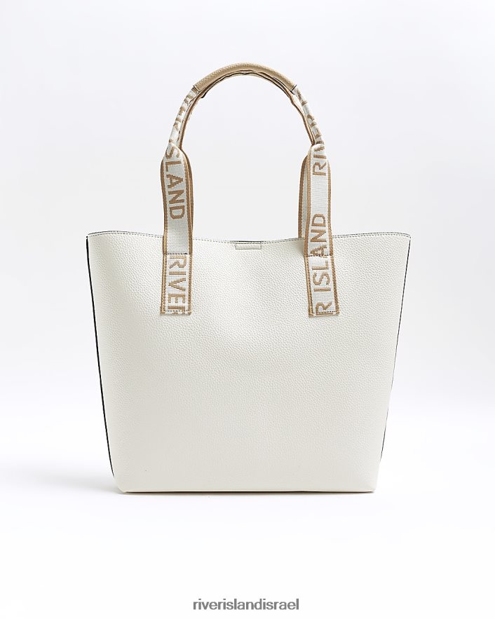 אביזרים River Island תיק קניות ri קרם נשים BDZ4081460