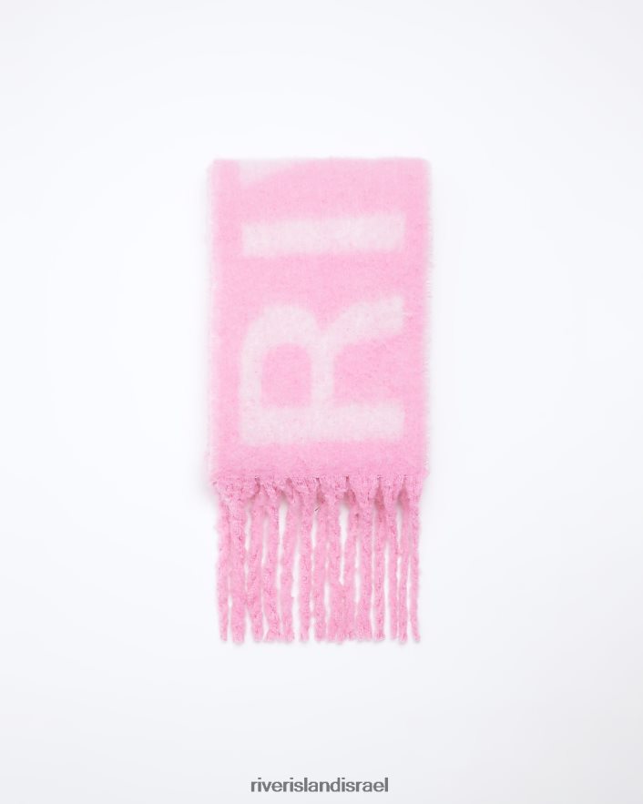 אביזרים River Island צעיף ri במשקל כבד וָרוֹד נשים BDZ4084007