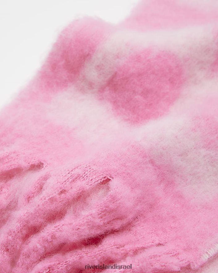 אביזרים River Island צעיף ri במשקל כבד וָרוֹד נשים BDZ4084007