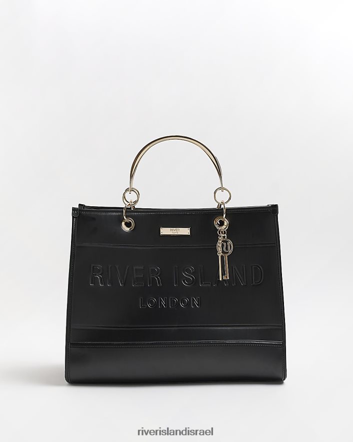 אביזרים River Island תיק גדול עם בולטות ri שָׁחוֹר נשים BDZ4084879