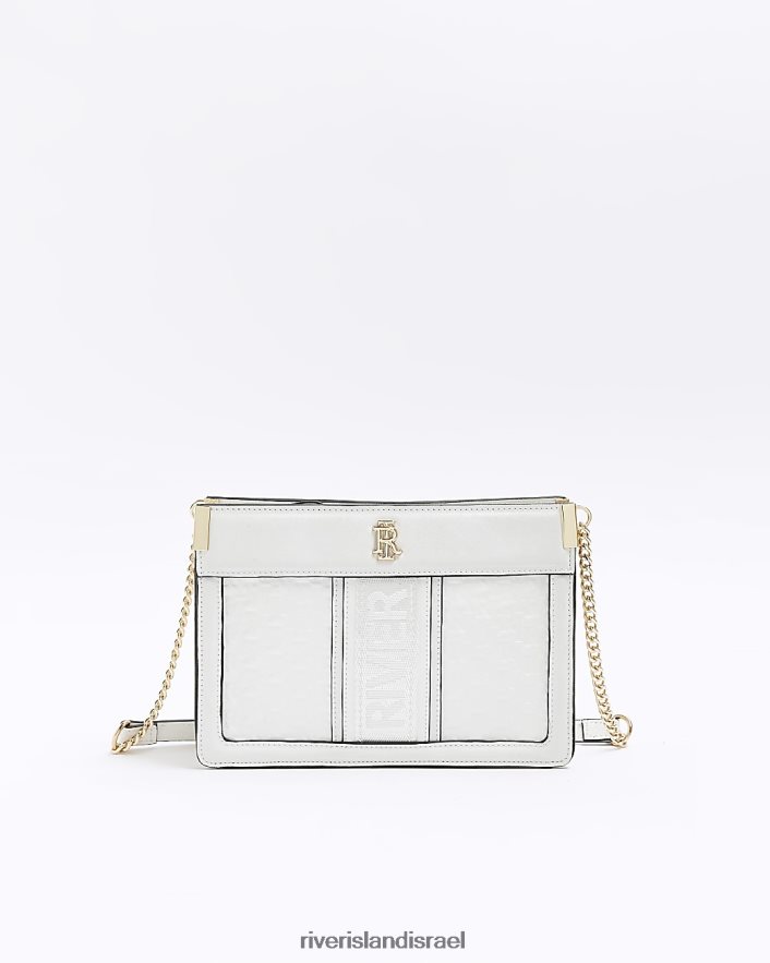 אביזרים River Island ילקוט ri cross body לבן נשים BDZ4084709