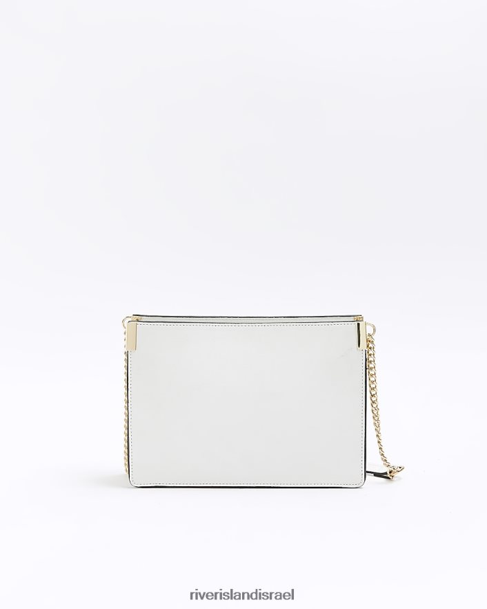 אביזרים River Island ילקוט ri cross body לבן נשים BDZ4084709