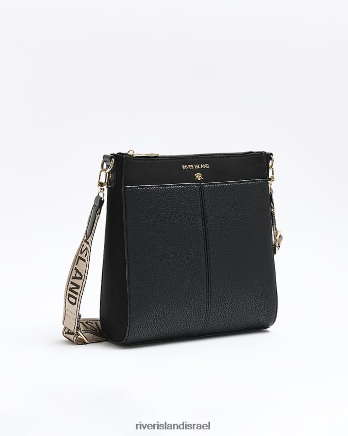 אביזרים River Island תיק ri crossbody שָׁחוֹר נשים BDZ408666