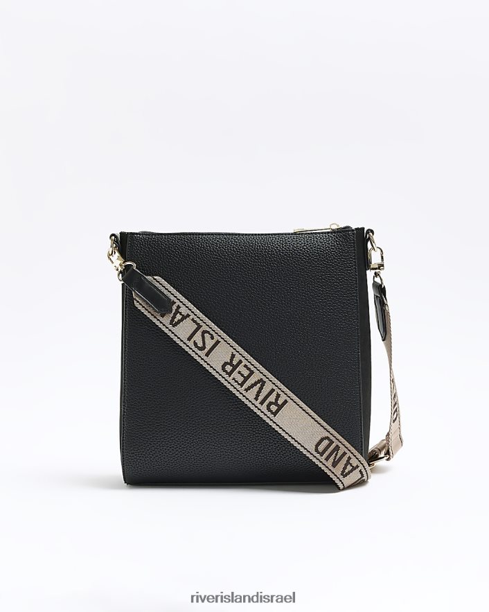 אביזרים River Island תיק ri crossbody שָׁחוֹר נשים BDZ408666