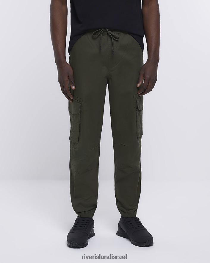 לבוש River Island נעלי מטען בכושר slim fit חָקִי גברים BDZ4082345