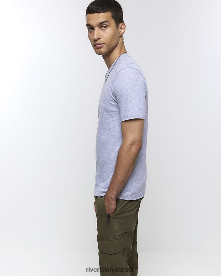 לבוש River Island נעלי מטען בכושר slim fit חאקי שטוף גברים BDZ4082347