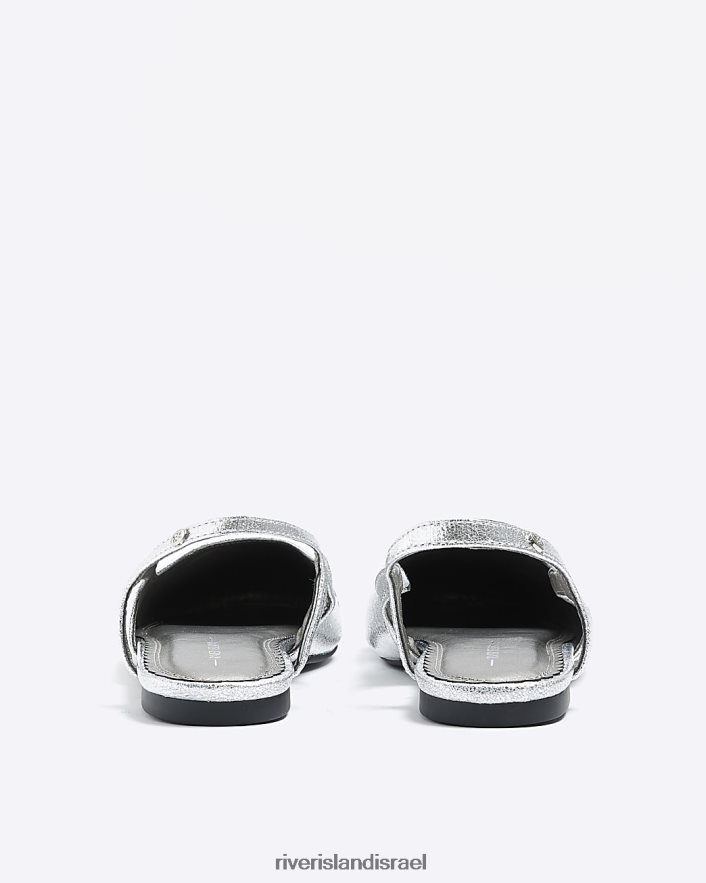הַנעָלָה River Island נעלי בלט slingback כסף נשים BDZ4081626